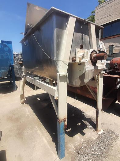 Used Mixer, Ribbon, 87 CF, S/st, Strong Scott #S742904