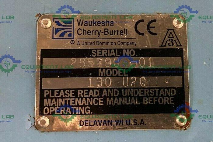 Used Tangential Flow Filtration SS Skid w/ Waukesha 130-U2C Pump & Pall Centrasette