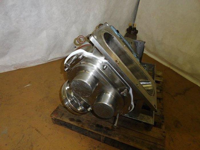 Used Waukesha/Cherry Burrell Positive Displacement Pump, Size 324, 6" in and out