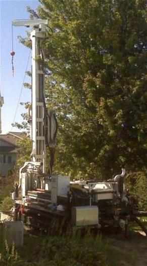 Used 2012 Mobile B85 Drill Rig & VHD64FT Rollback Truck