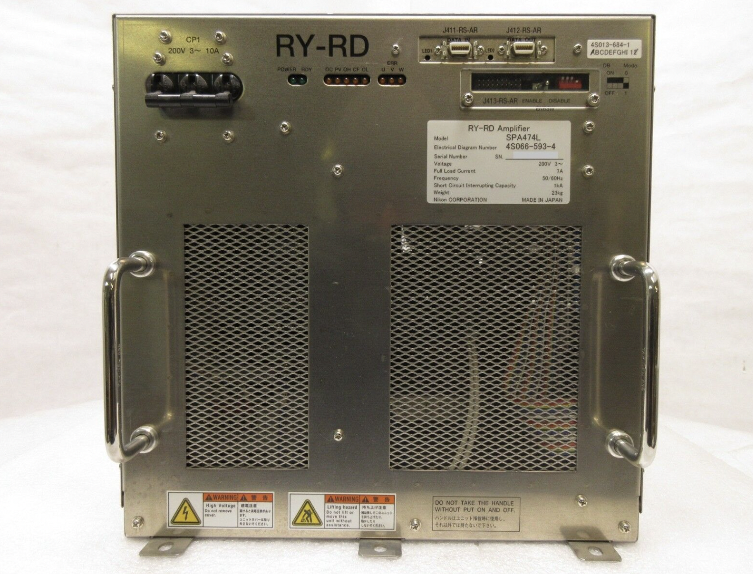 Used Nikon 4S066-593-4 RY-RD Amplifier SPA474L 4S013-684-1 Used Working