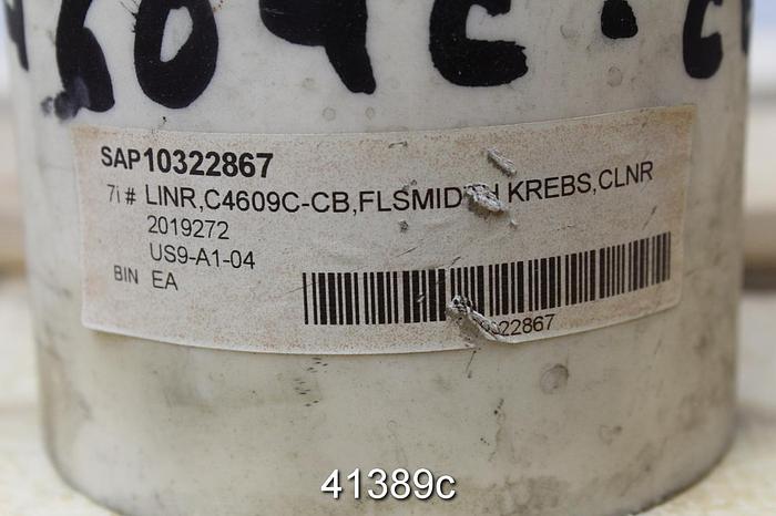 Used Krebs P10 High Density Cleaner Grit Pot Cover Liner #41389