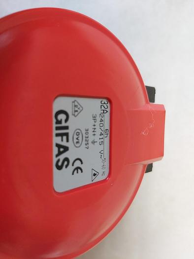 Presa 2 pezzi 32A 303257, Gifas, 240/415V, come nuova