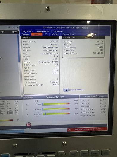 Used 2020 HAAS Mini Mill CNC Vertical Machining Center 5th Axis ***Low Hours***