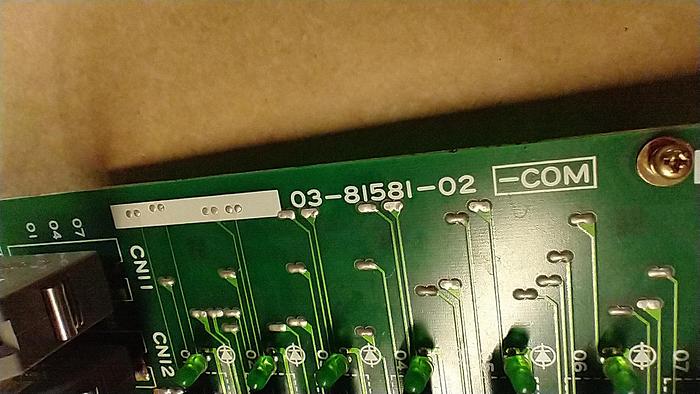 Used MITSUBISHI 03-81581-02 RELAY BOARD MAZAK MITSUBISHI CIRCUIT BOARD GH115