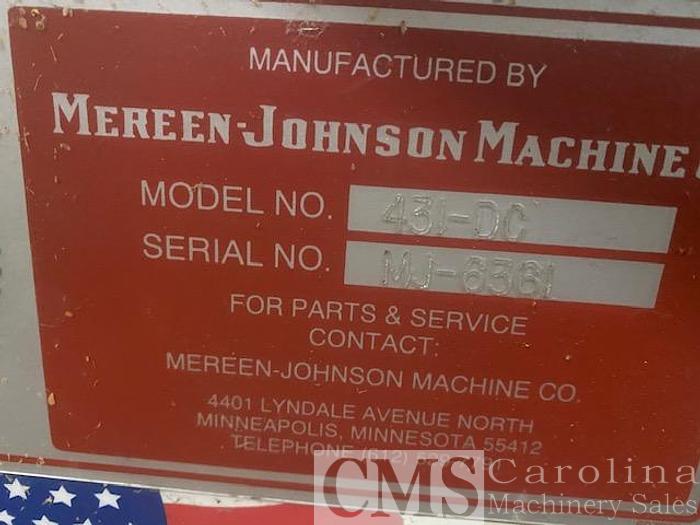 Used Mereen Johnson 431-DC Gang Rip Saw