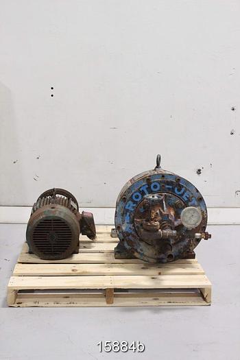 Used Rotojet High Pressure Pump RGB 266 Pump, 2x2x66 #15884