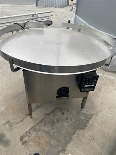 Used Table, Accumulation, 48", S/st, Sidewalls #S744594