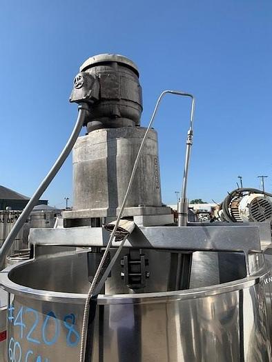 Used Groen 60 Gallon Stainless Steel Jacketed Steam Mix Kettle TA-60SP