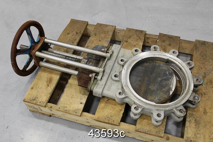 Used TrueLine 12" Hand Operated Knife Gate Valve #43593