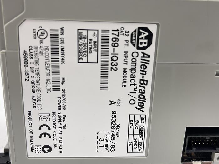Used Allen-Bradley 1769-IQ32 Ser A