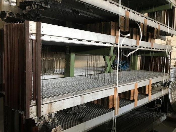 Gebraucht 522 Webschäfte für Dornier Maschinen (teilweise mit Litzen), neuwertig