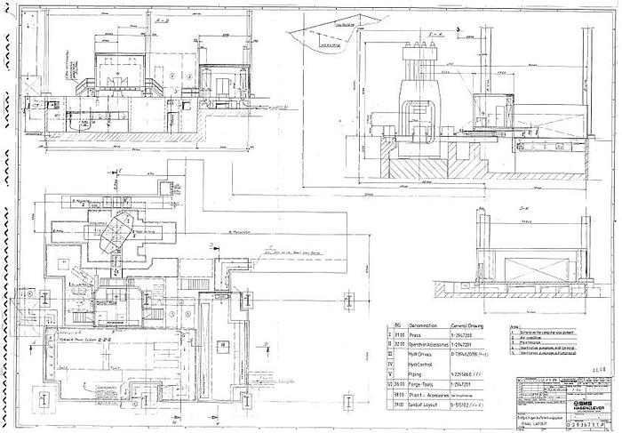 Used Press Forging Open Die Hydraulic