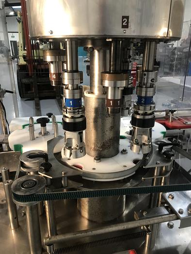 Used King CS120 4 Head Capper