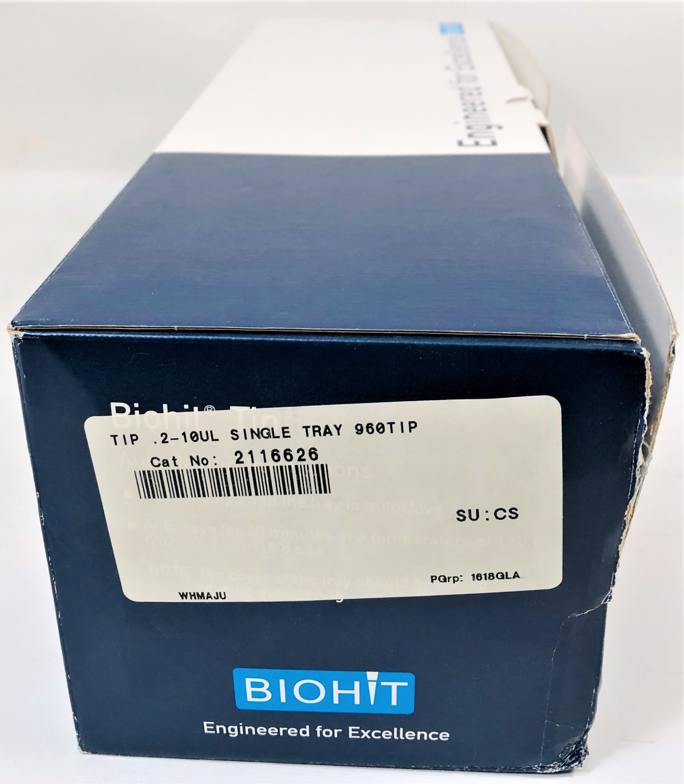 New Open Box BioHit Optifit 790010 Pipette Tips - 0.2 to 10 µL (Pack of 96 Tips)