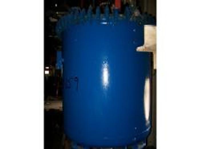 Used Pfaudler 300 gallon vertical glass lined vacuum receiver