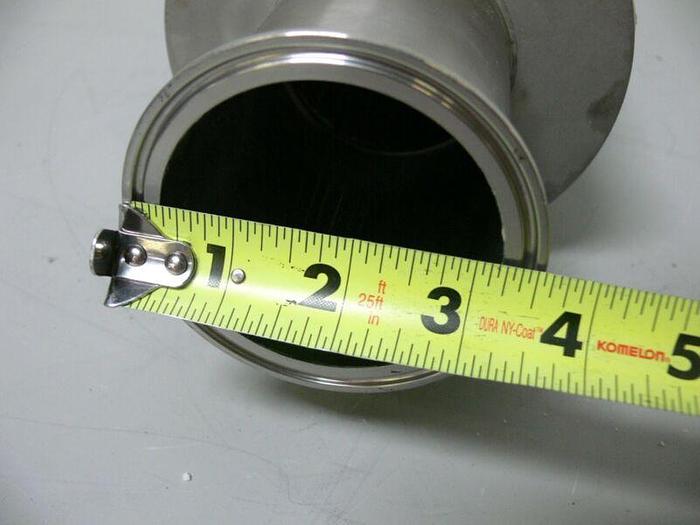 Used Lab Exhaust Filter Housing w/ 3.5" OD Sanitary Fitting