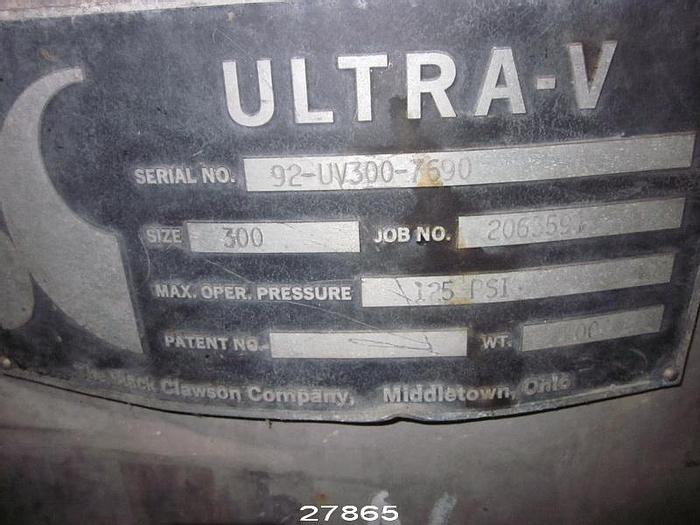 Used Black Clawson-UV300-Pressure Screen #27865