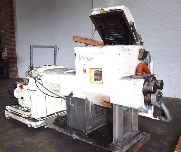 Used 15 GALLON ROSS AMK CLASS V DOUBLE ARM MIXER EXTRUDER - S/S - JACKETED