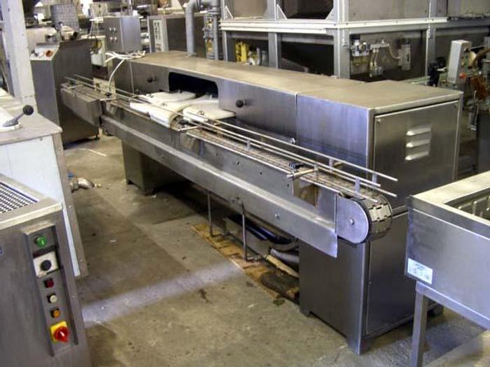 Used Pouring and drying machine for jars, bottles, cans, etc.