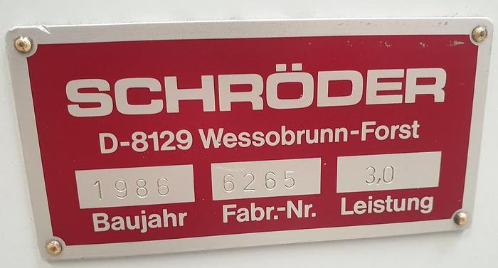 Gebraucht Schwenkbiegemaschine Schröder MAK II
