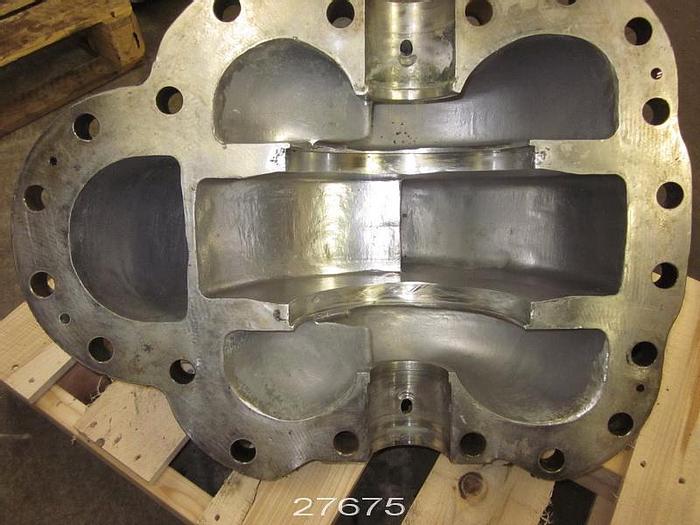 Used Goulds 3410 Goulds 3410, 10X12X12, Stainless Steel Casing,  12.5" Diameter Impeller, 7-Vane Stainless Steel Impeller, Stainless Steel Wear Rings, Mechanical Seals. #27675