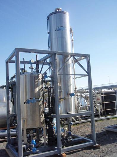 Used Scrubber, Solvent Recovery, 600 CFM, S/st, Chiller, Carbon, #C737471