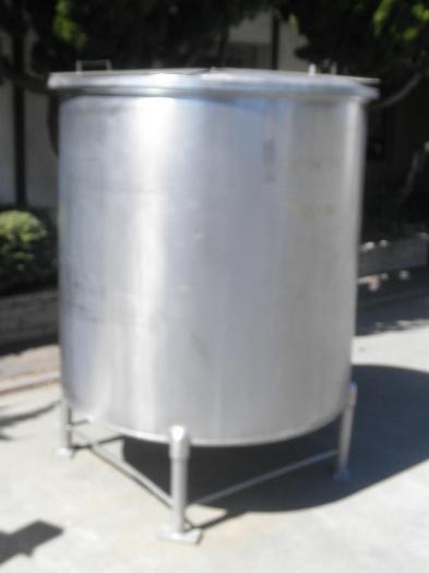 Used Tank, 565 Gallon, S/st, Agit, OT/DB, S741954 #S741954