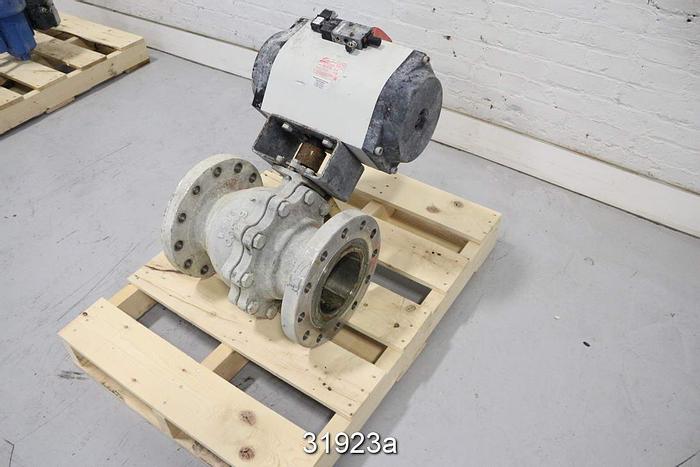 Used Neles 6" Ball Control Valve #31923