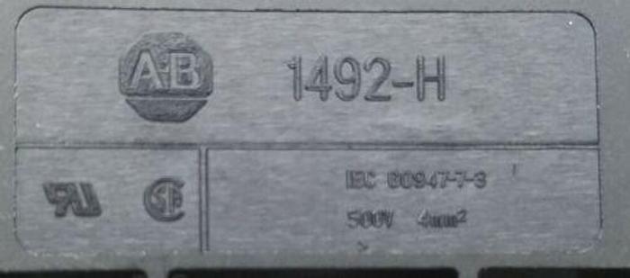 Used Allen Bradley 1492-H non indicating Fuse Terminal Block