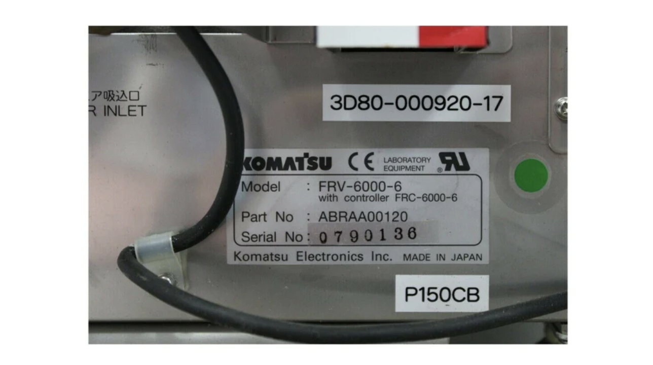 Used KOMATSU CHILLER FRV-6000-6