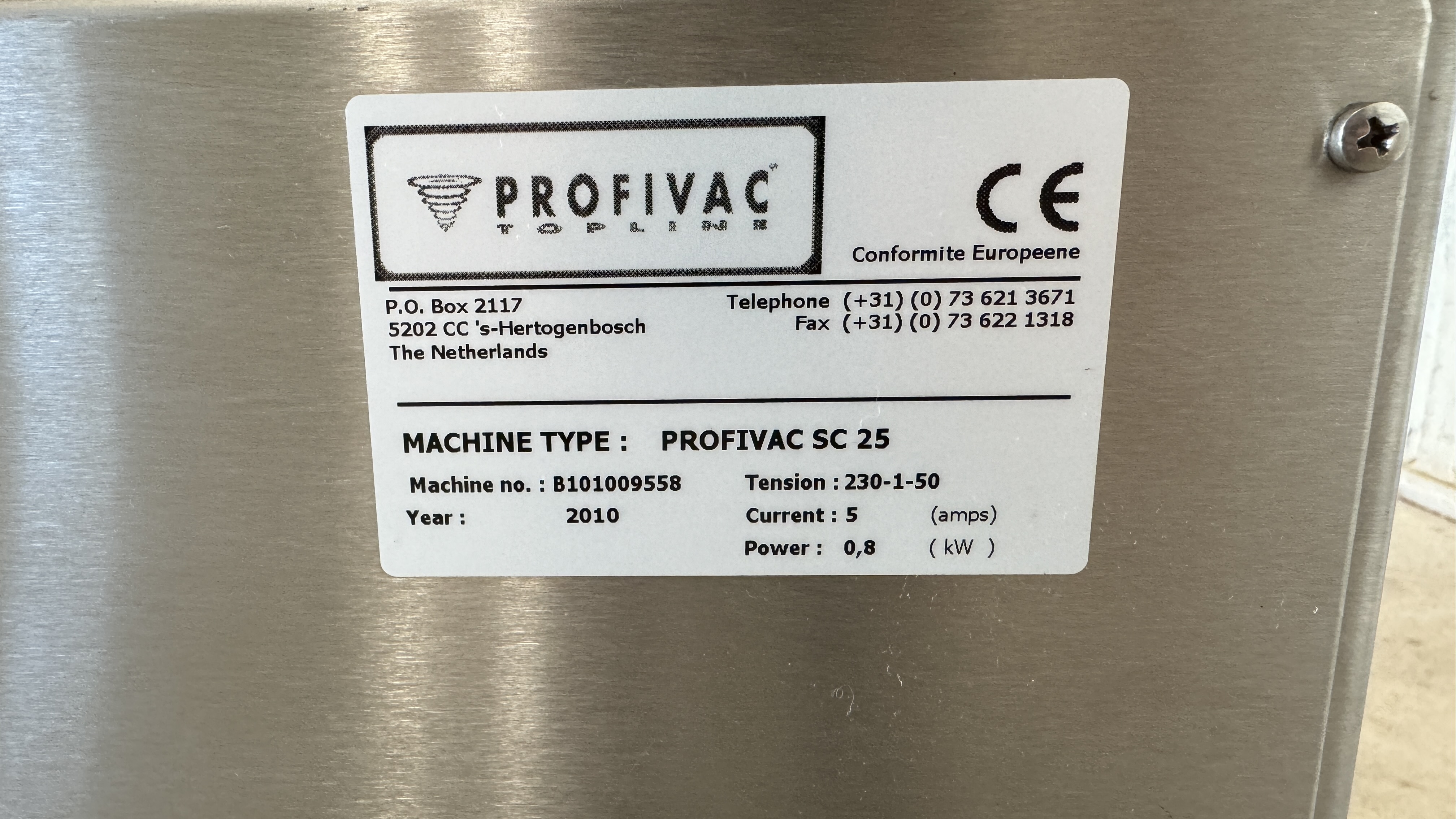 Used Vakuumaskin Profivac SC 25 #2401