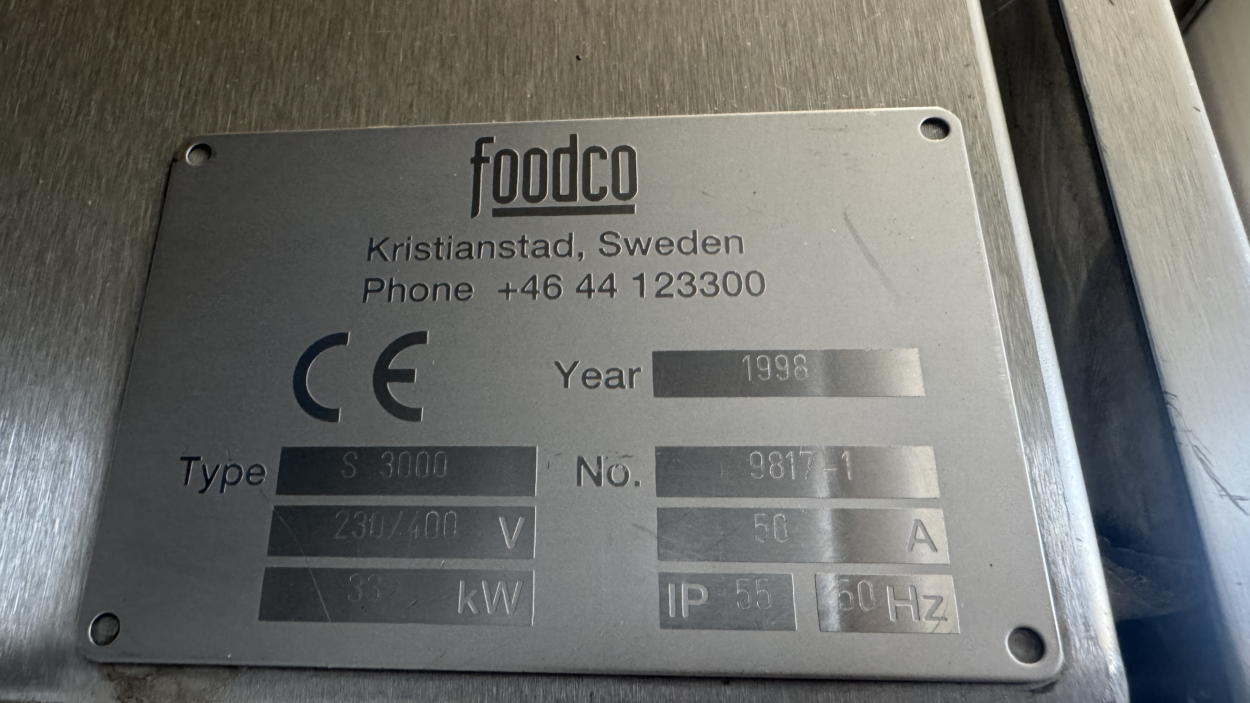 Used Rökskåp Foodco S3000 #2700