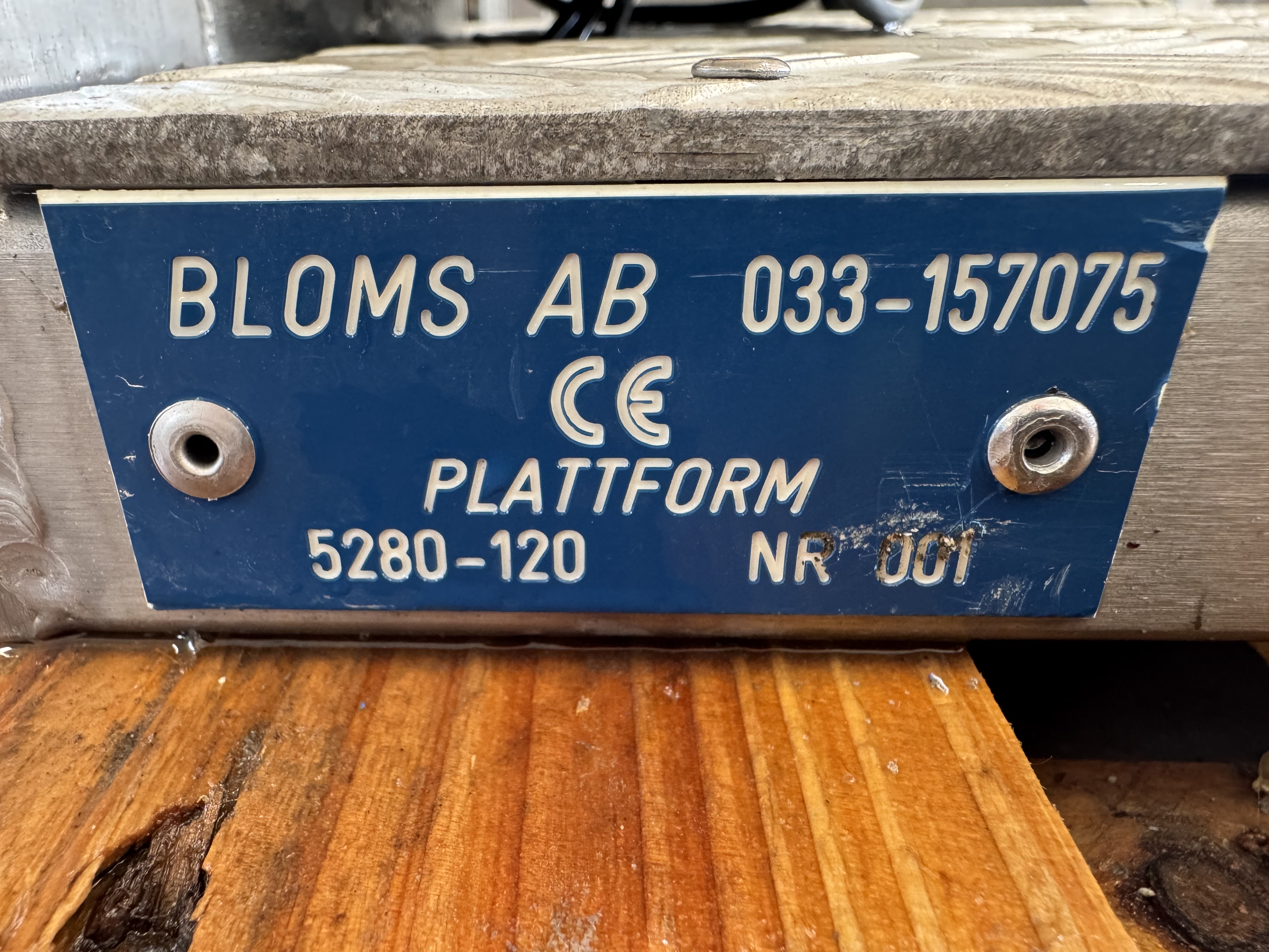 Used Personlyft från Bloms AB #2862