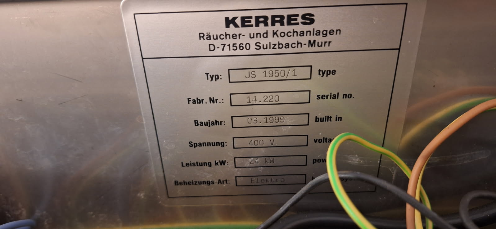 Used Rökskåp Kerres med generator #2673