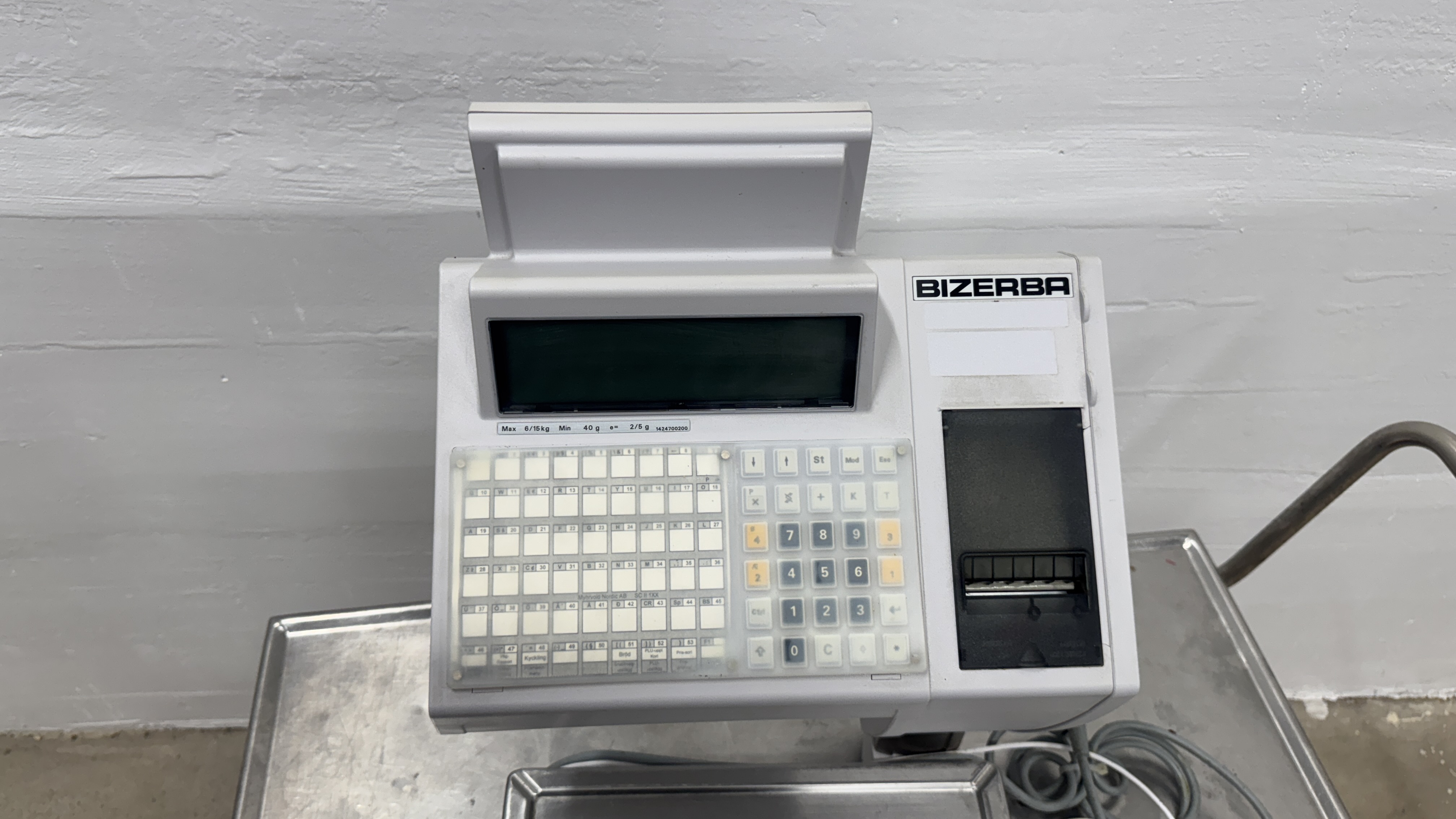 Used Etikettvåg Bizerba SC 800 #2714