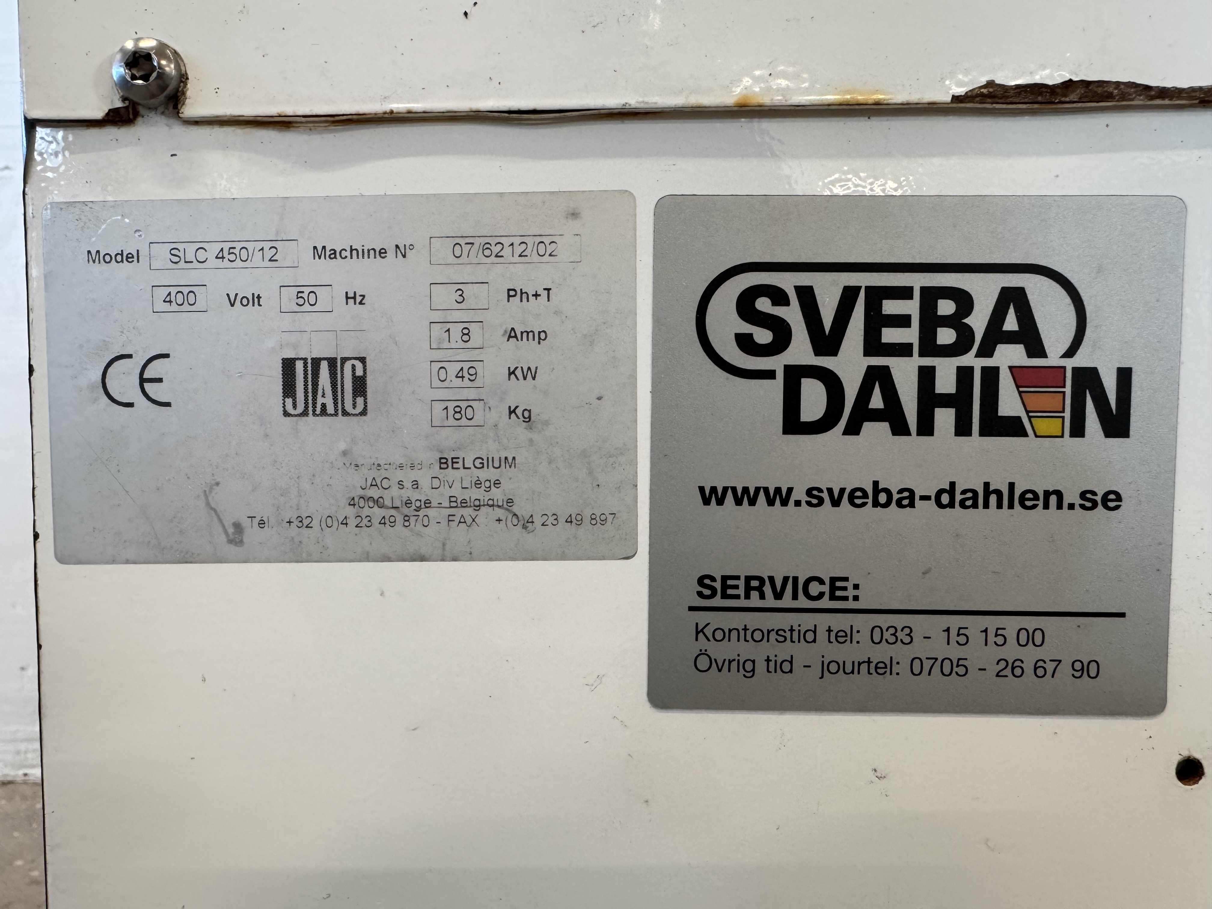 Used Brödsåg Jac SLC 450/12 #2903