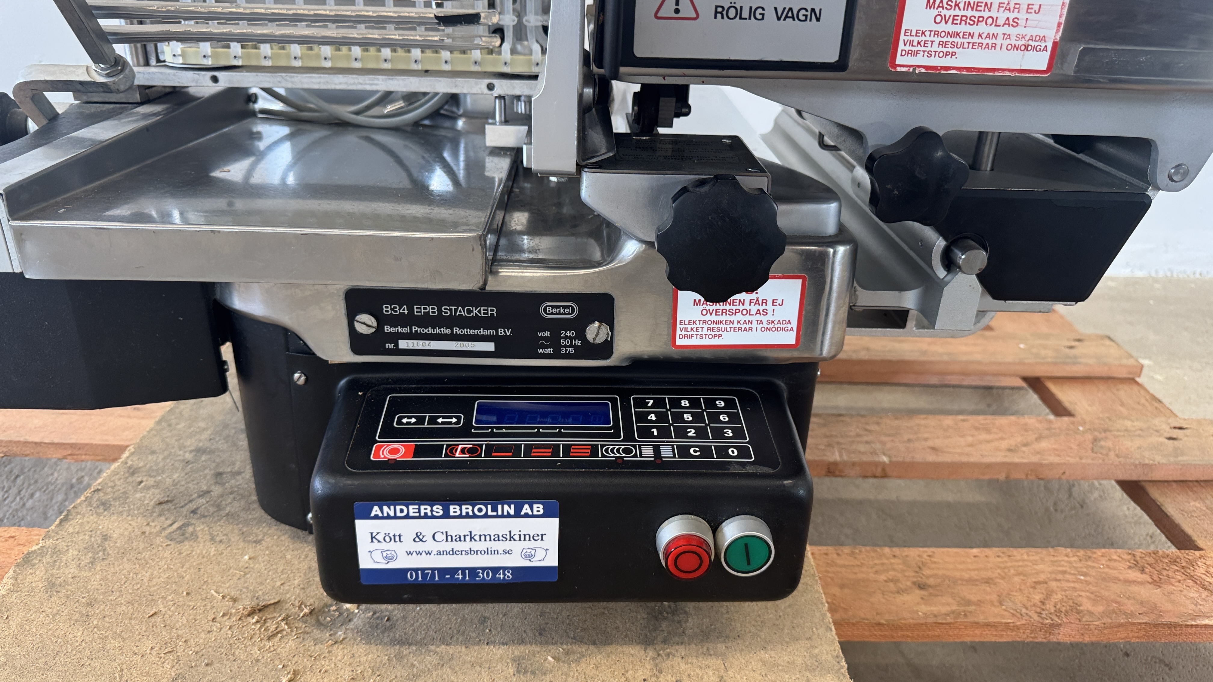 Used Skärmaskin Berkel EPB 834 Stacker #2182