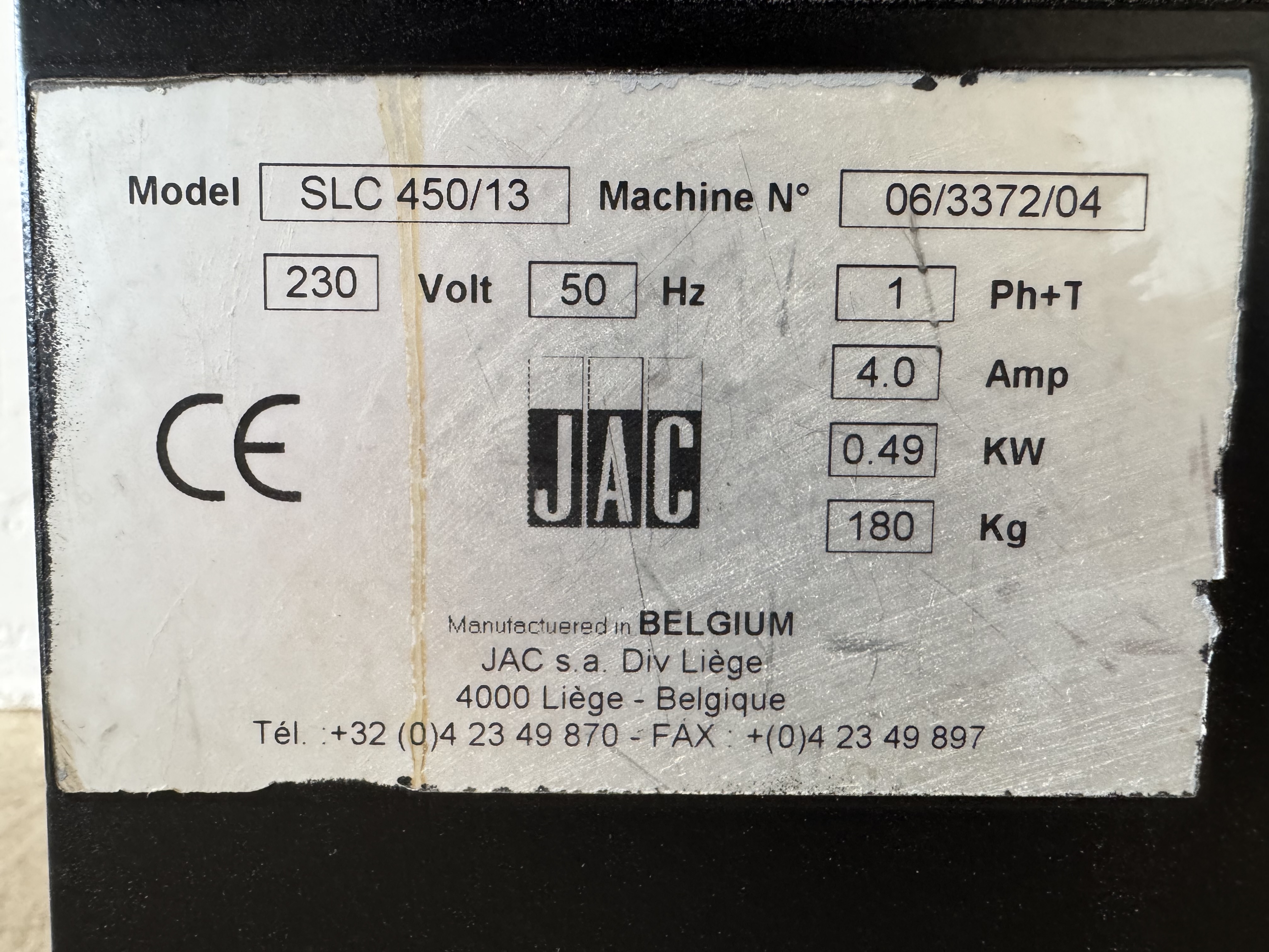 Used Brödsåg Jac 450/13