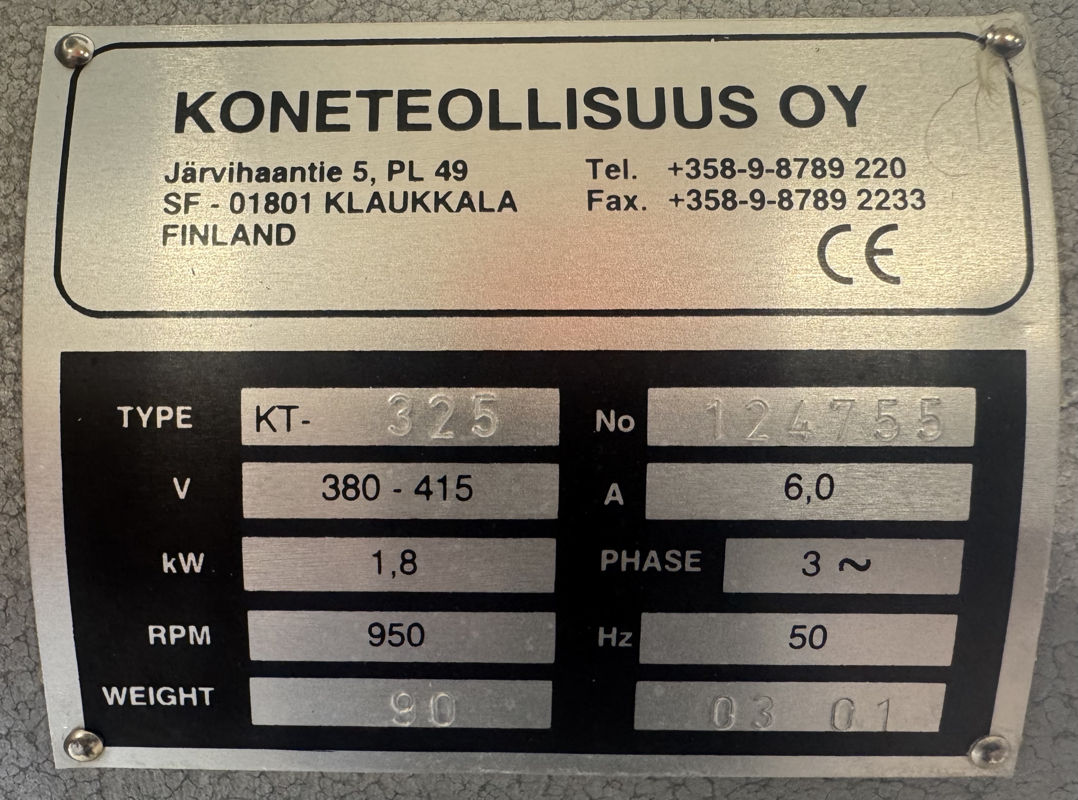 Used Bandsåg KT-325 #2889
