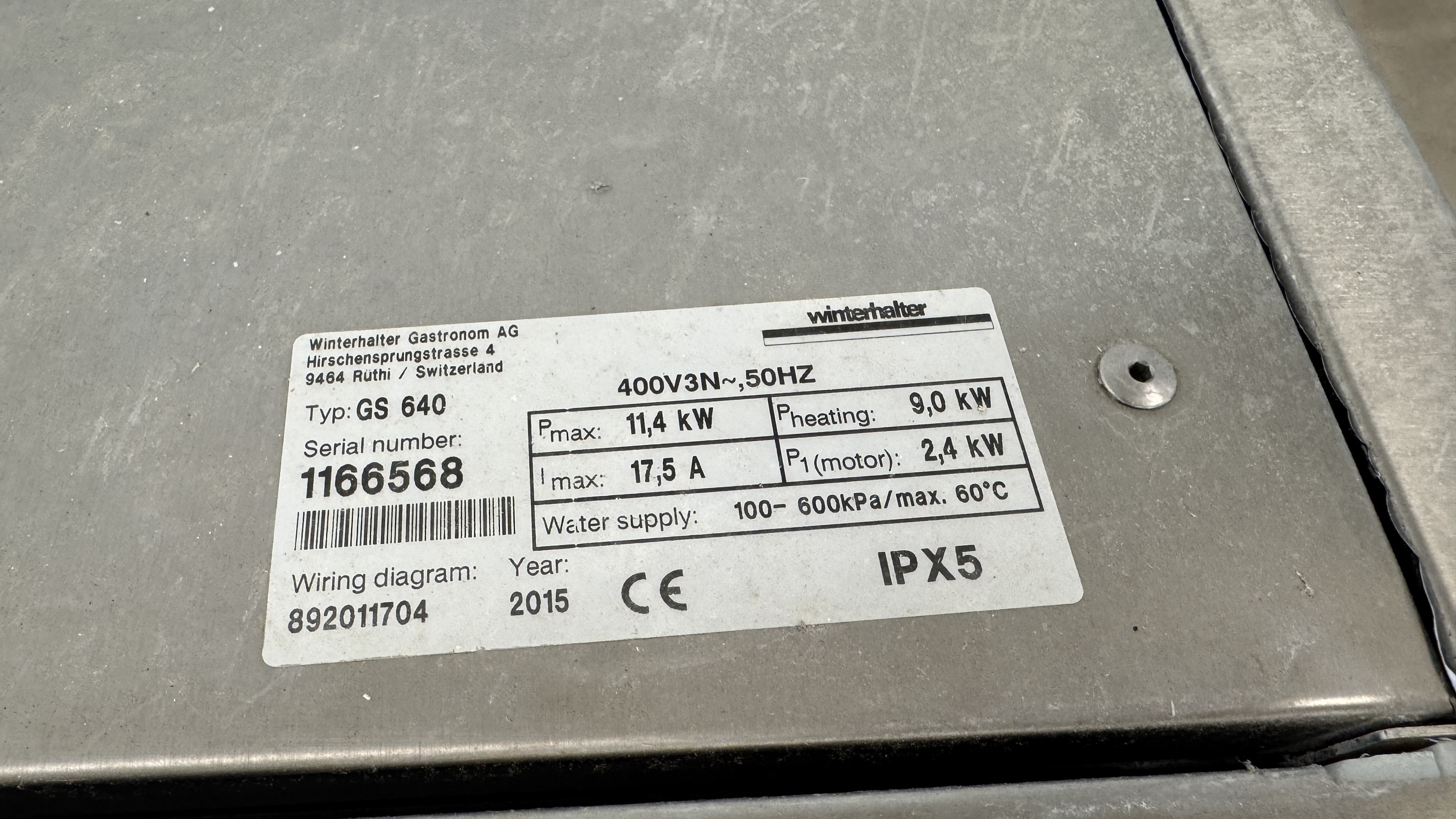 Used Diskmaskin Winterhalter -2015 #2608