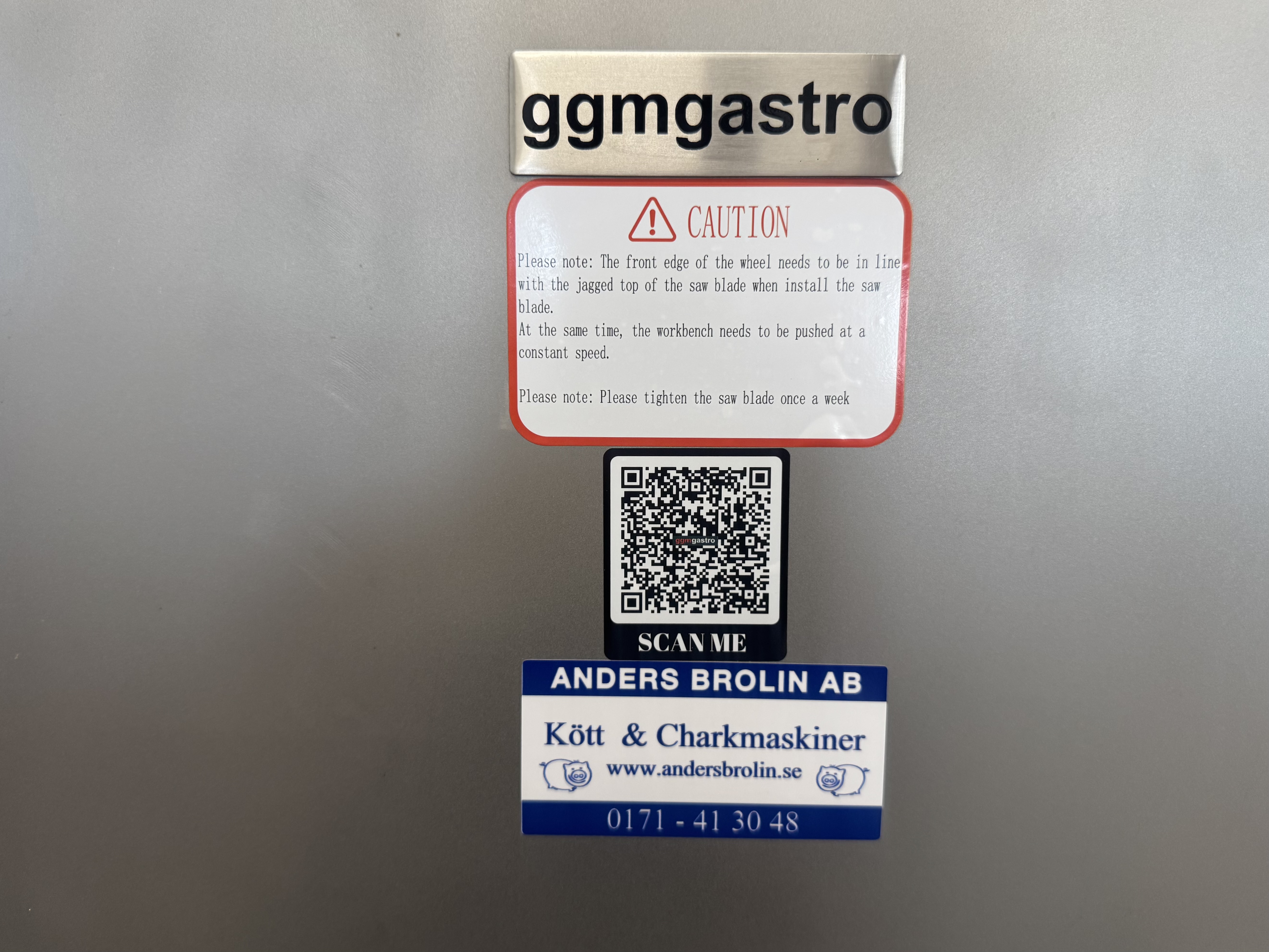 Used Bandsåg ggmgastro Bone saw #2821