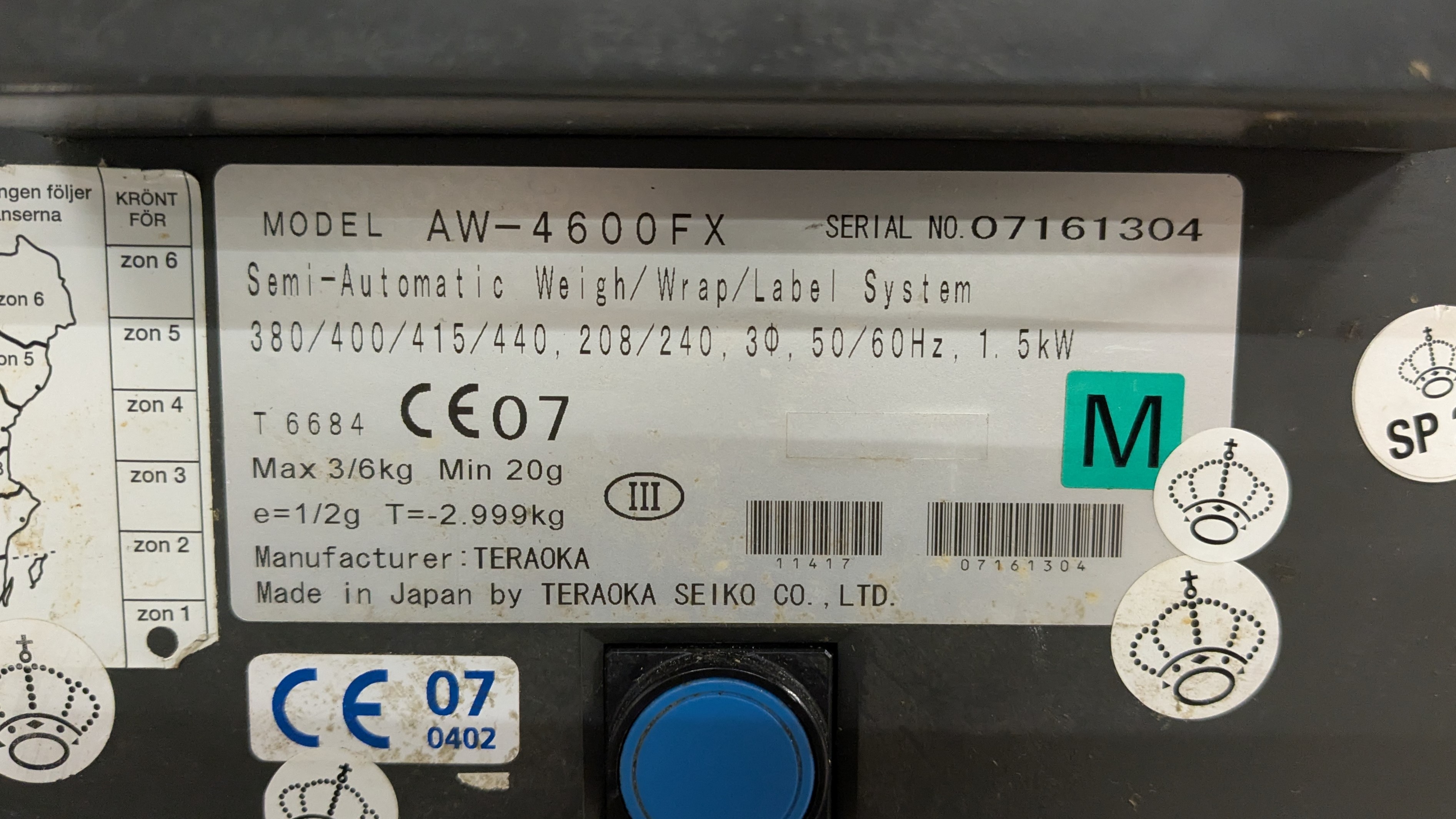 Used AW-4600FX #2755