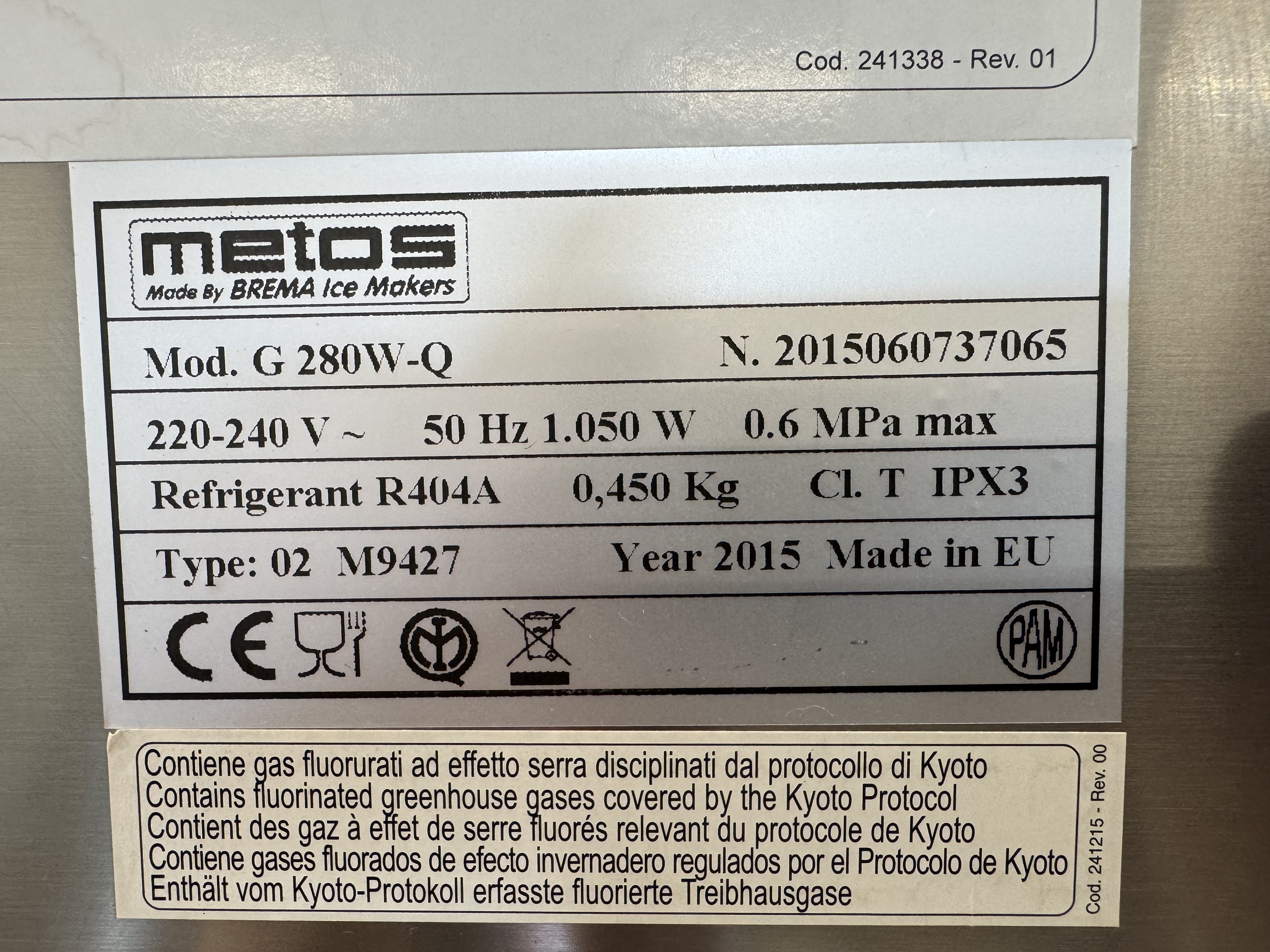 Used Ismaskin Flaker Follett LITS 500SG med BREMA Ice Maker (G280W-Q)  #2851