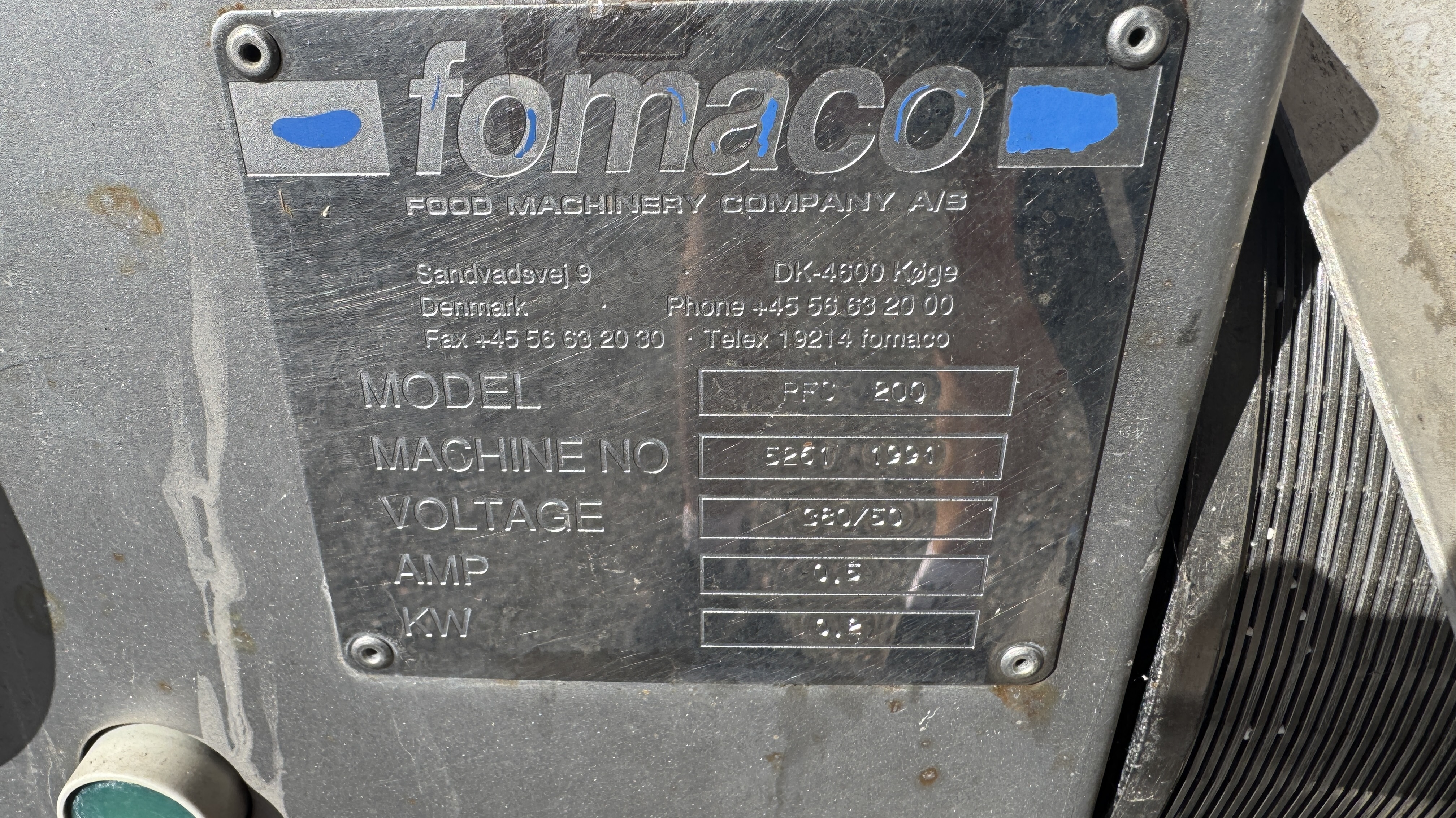 Spare Parts Trumma/Sil för saltinjektor Fomaco 