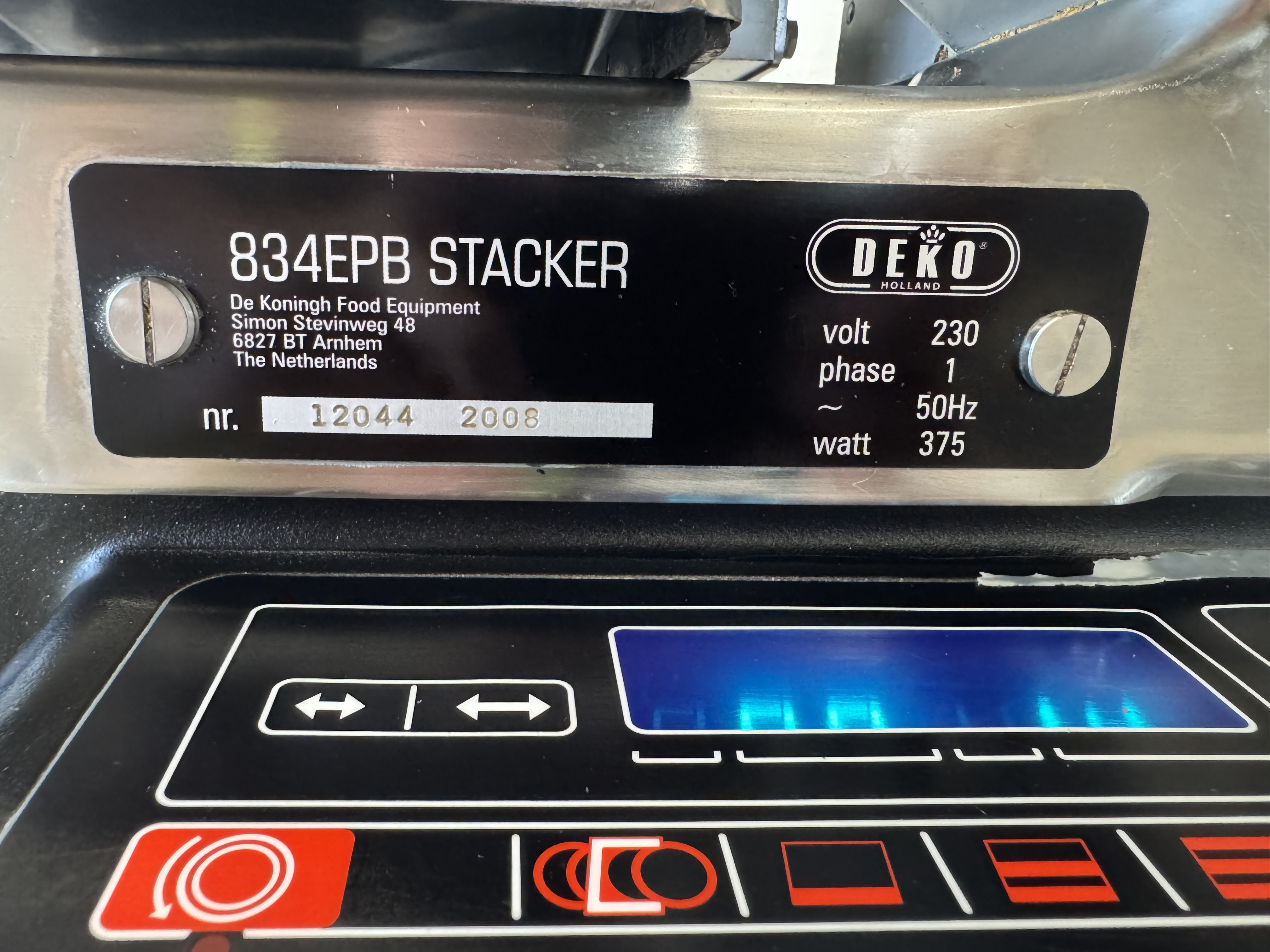 Used Skärmaskin Berkel 834EPB Stacker #2954