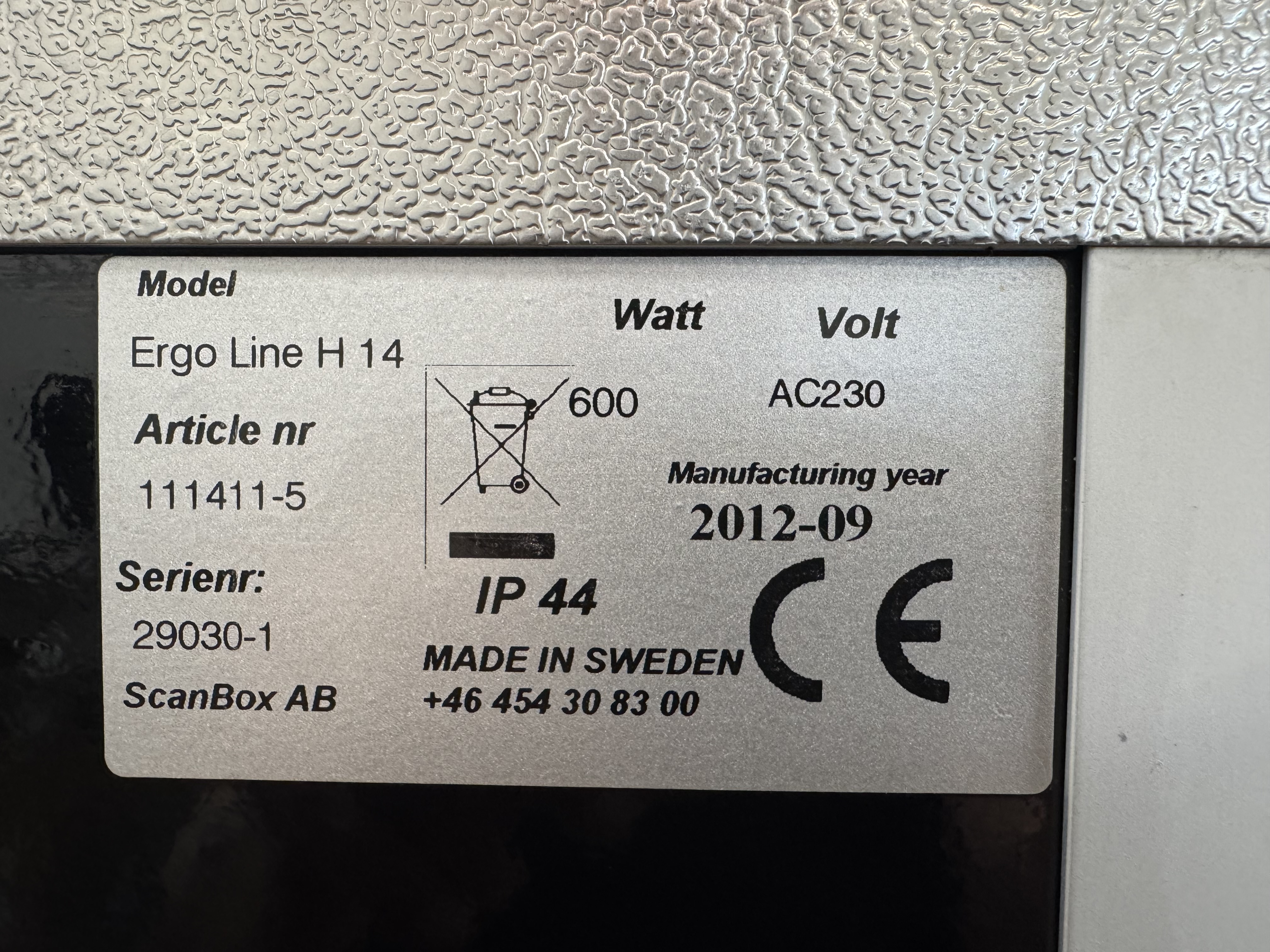 Used Värmebox ScanBox #2974