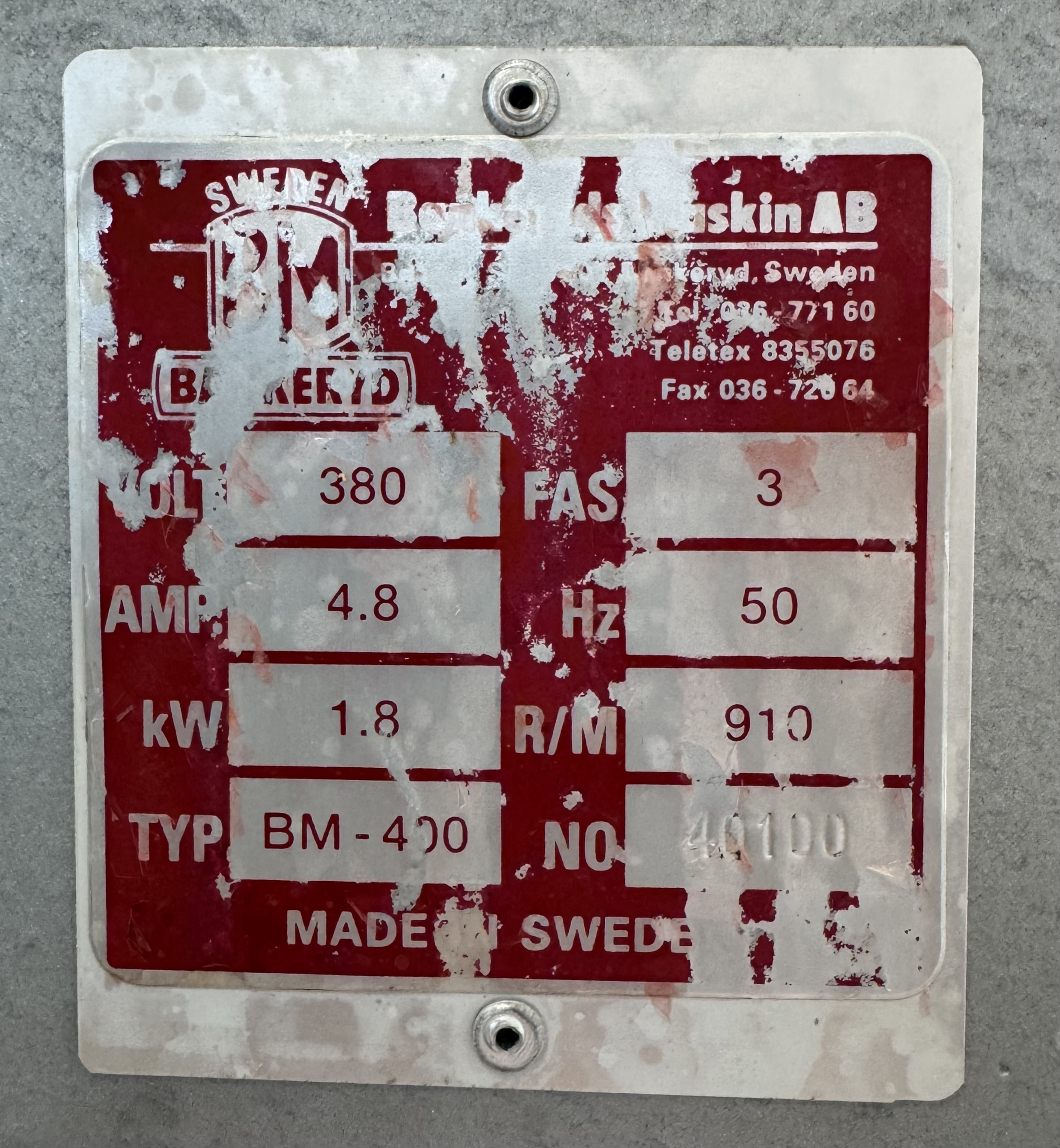 Used Bankeryd BM400 Bandsåg