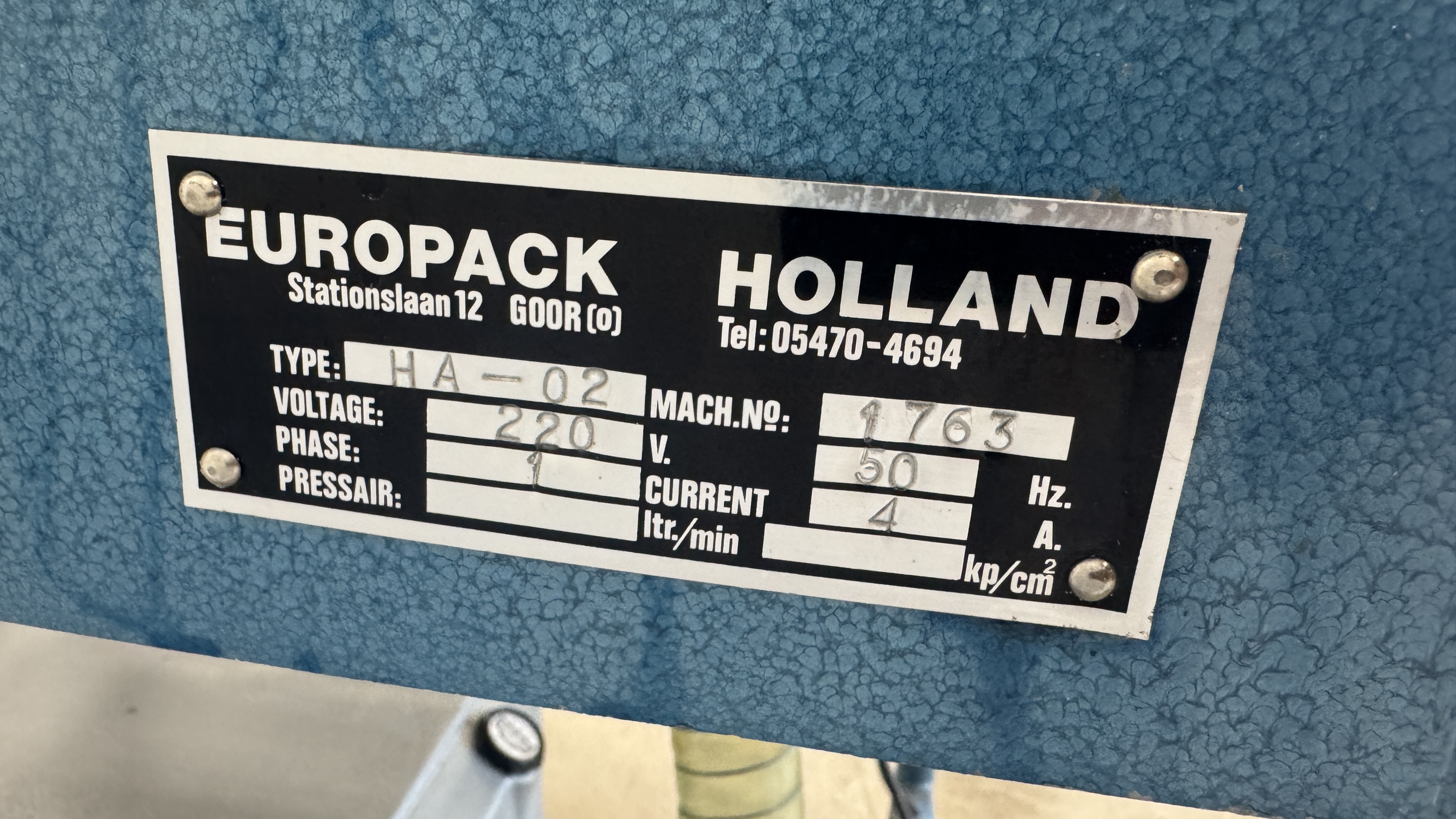 Used Vakuummaskin Europack 50x50cm #2619