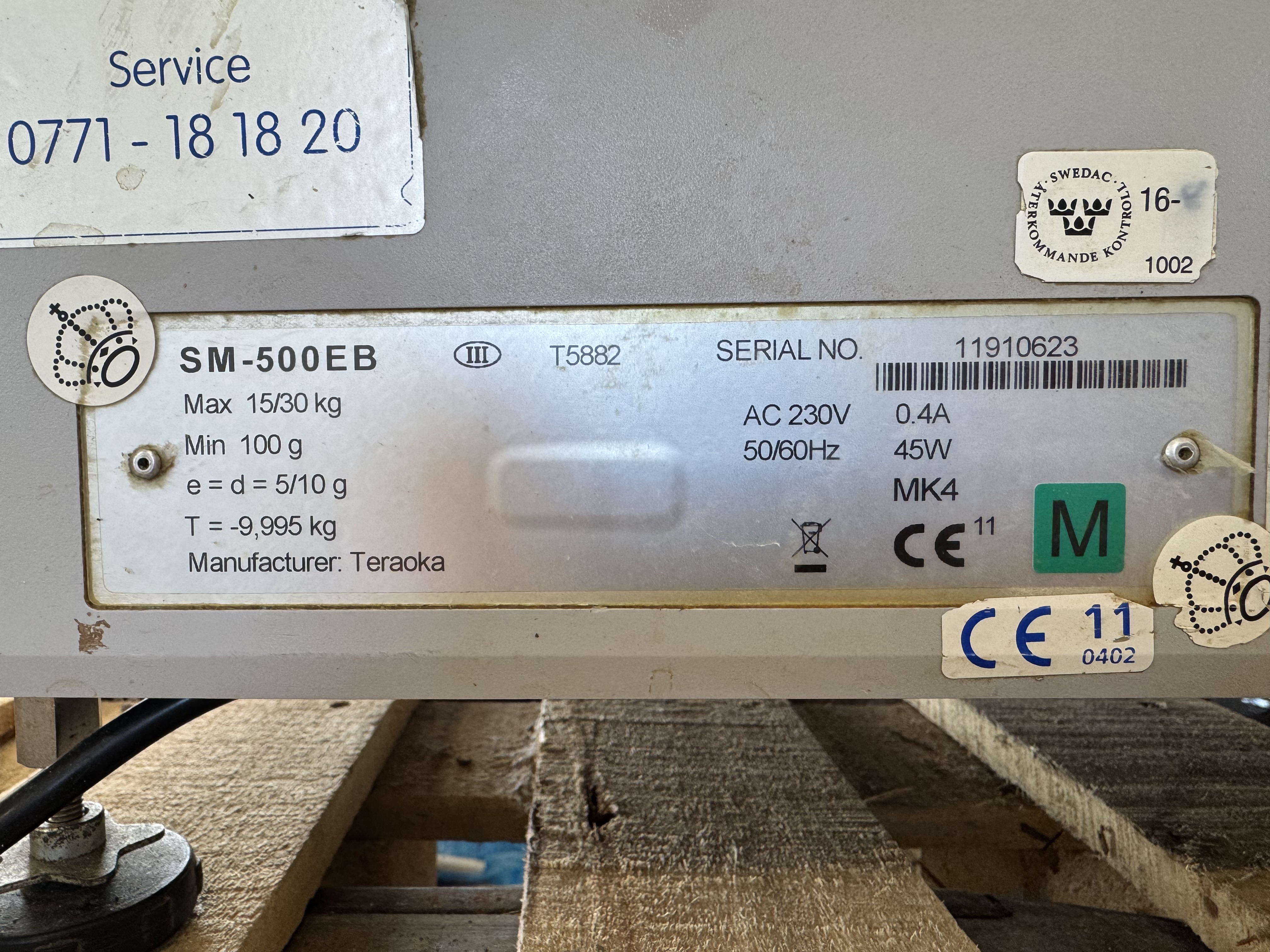 Used Våg DIGI SM-500EB #2928